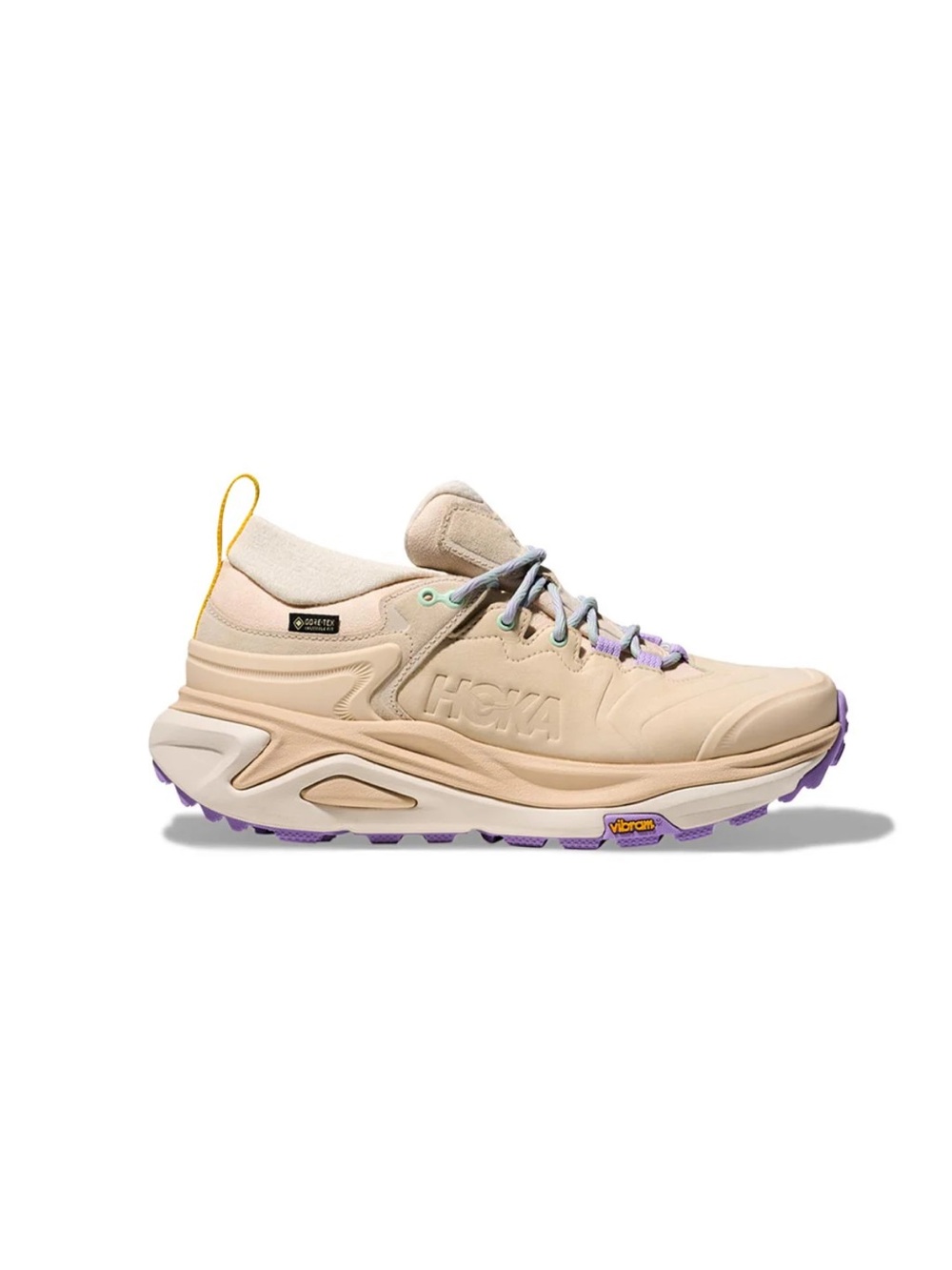 Hoka Kaha 3 Low GTX Beige Trail Sneaker Hiking Shoe